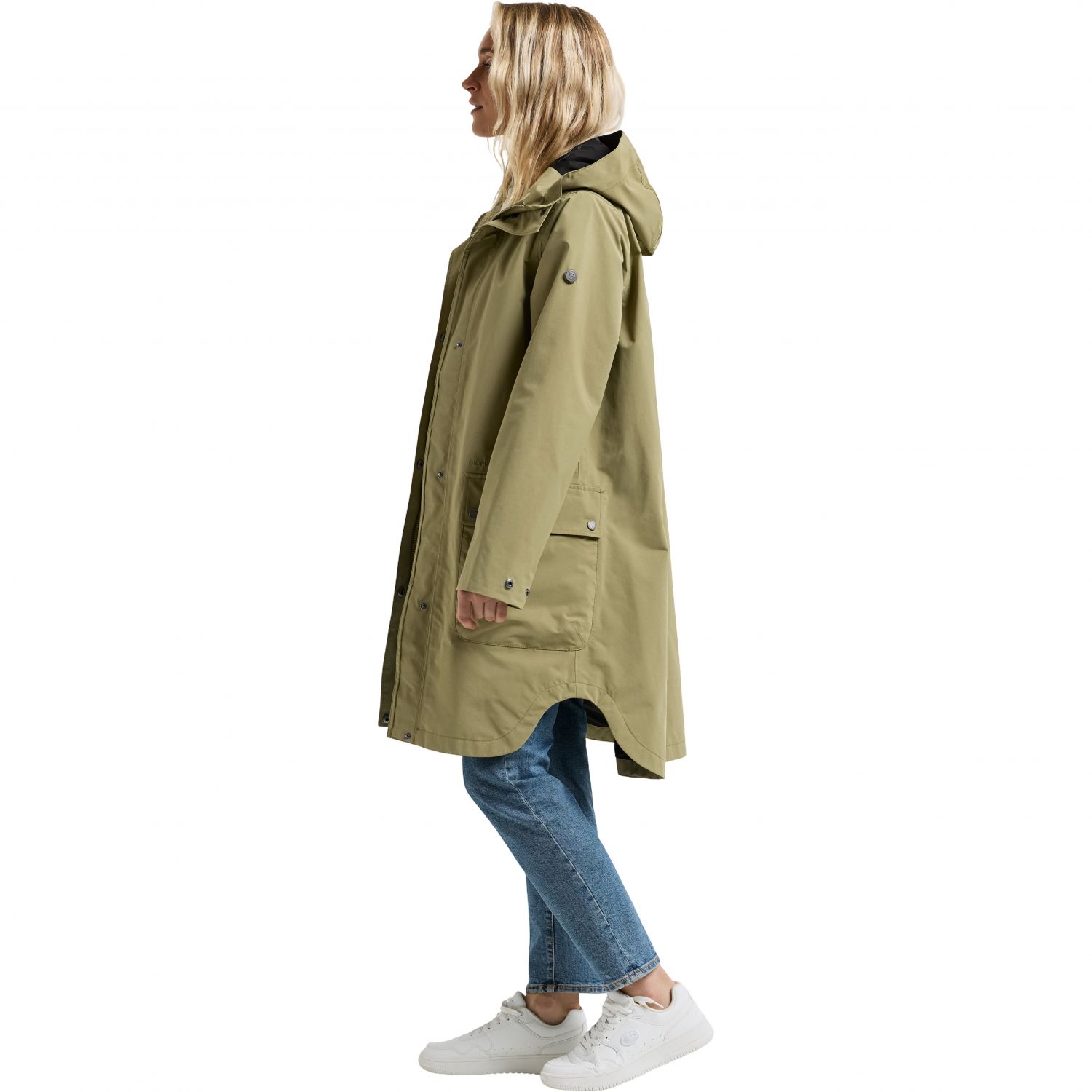 Didriksons Adria, Regenmantel, Damen, olive green