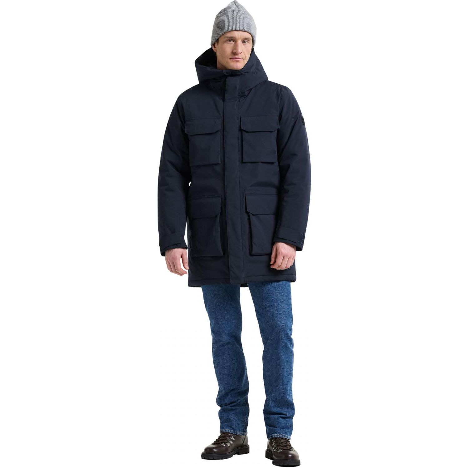 Didriksons Aiden 2, parka, heren, donkerblauw