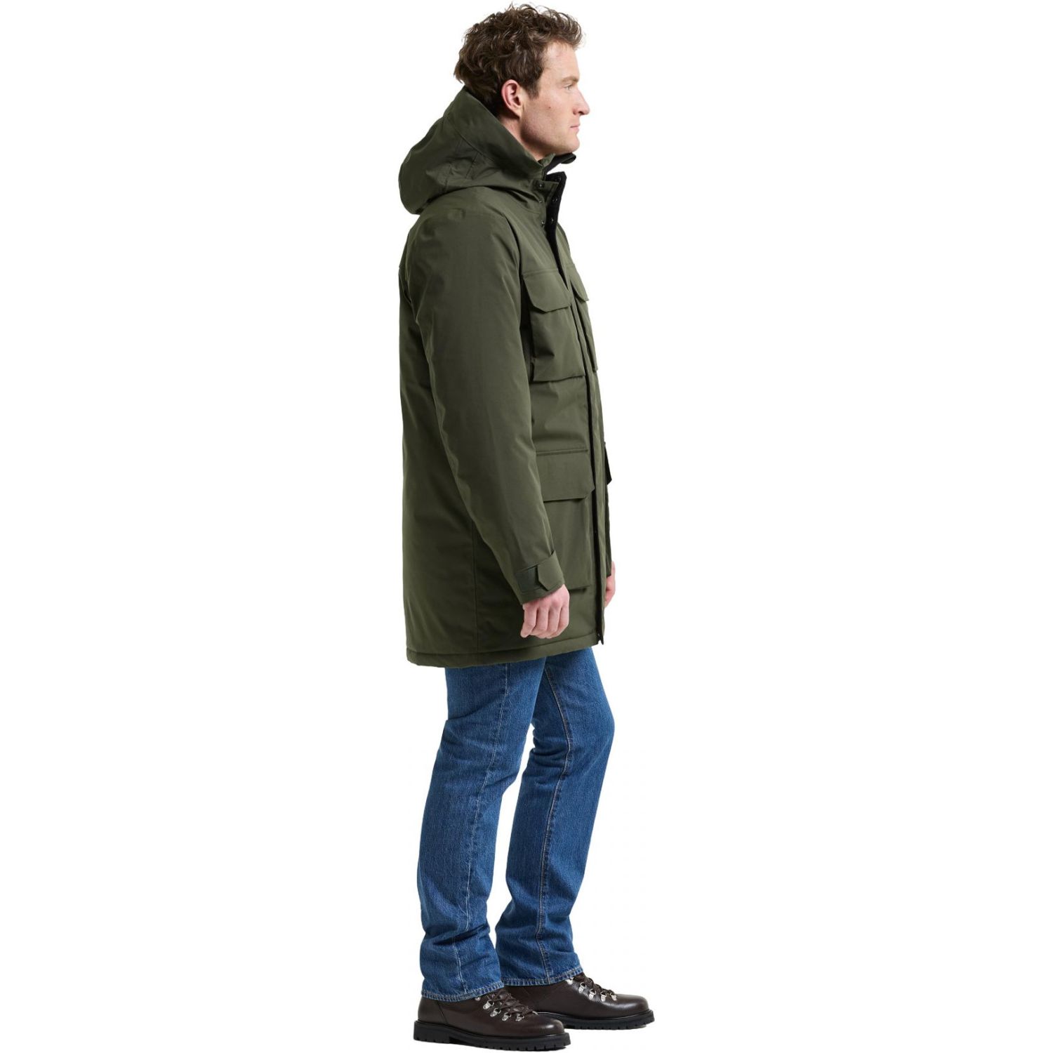 Didriksons Aiden 2, Parka, Herren, dunkelgrün