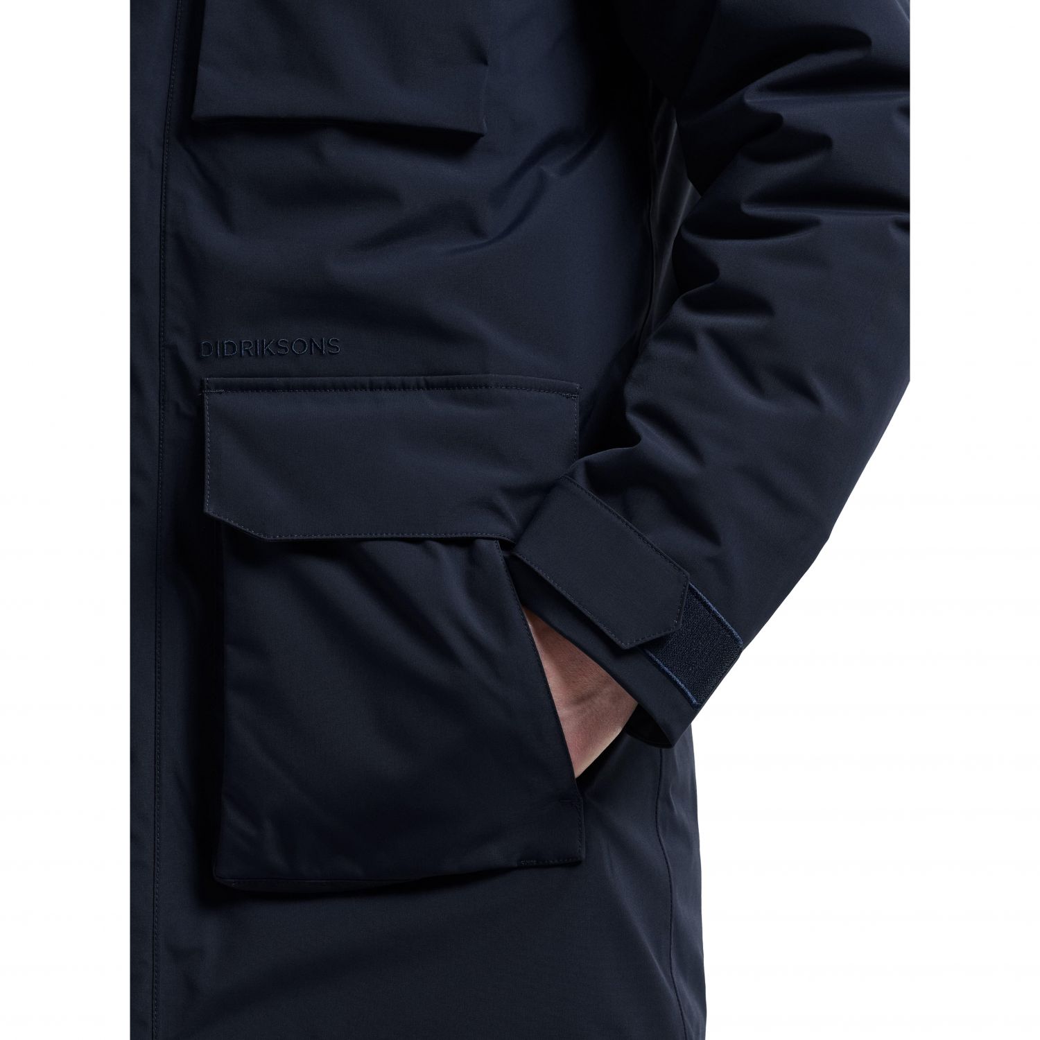 Didriksons Aiden 2, parka, masculino, azul marinho