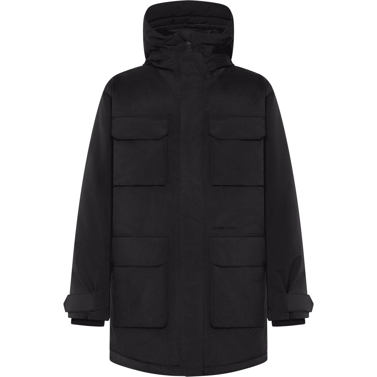 Didriksons Aiden 2, parka, masculino, preto