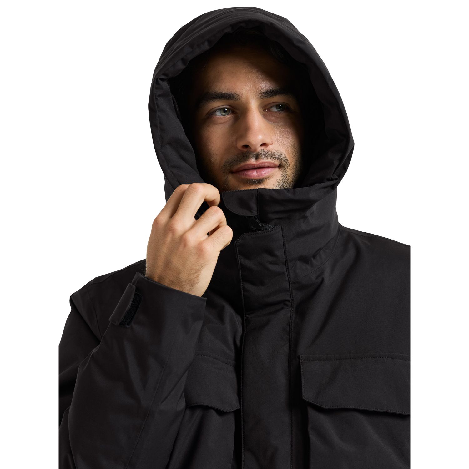 Didriksons Aiden 2, parka, masculino, preto
