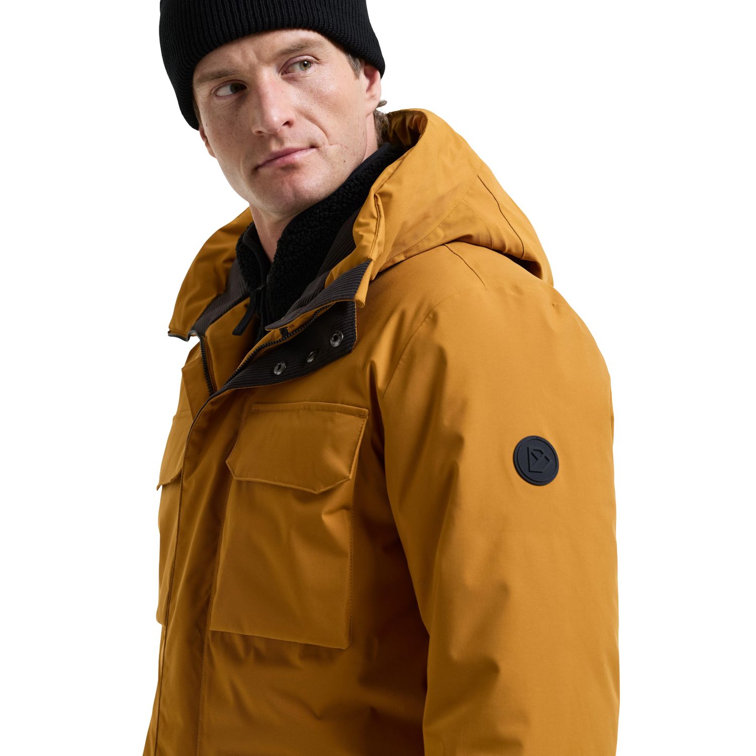 Didriksons Aiden 2, parka, masculino, spice brown