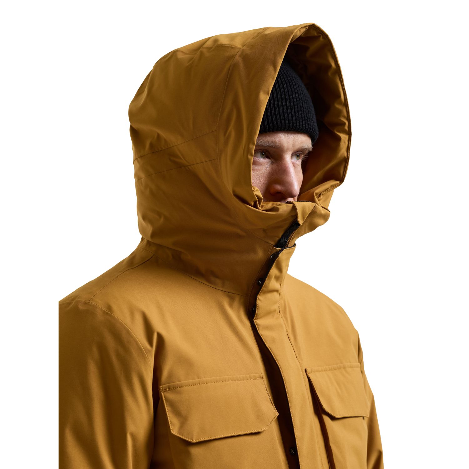 Didriksons Aiden 2, parka, masculino, spice brown