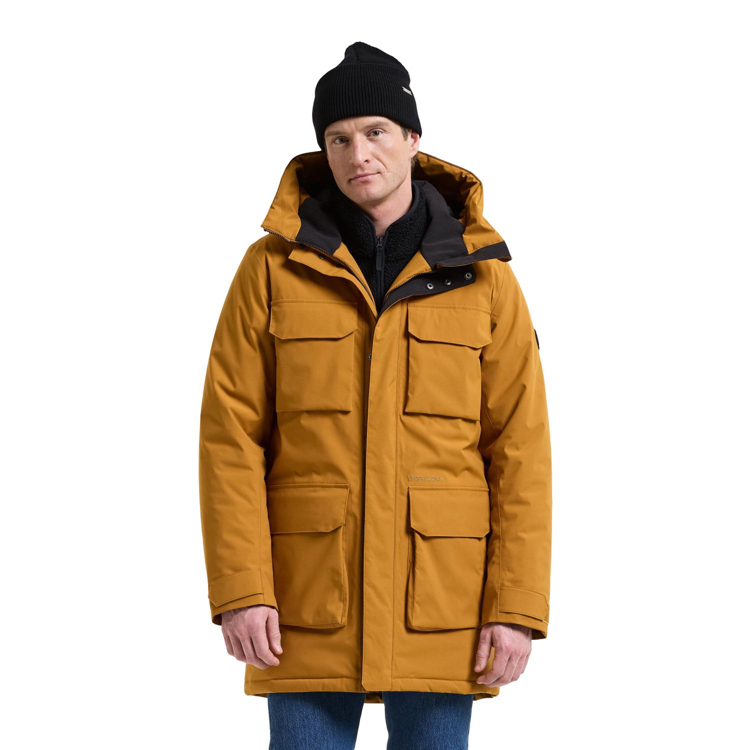 Didriksons Aiden 2, parka, masculino, spice brown