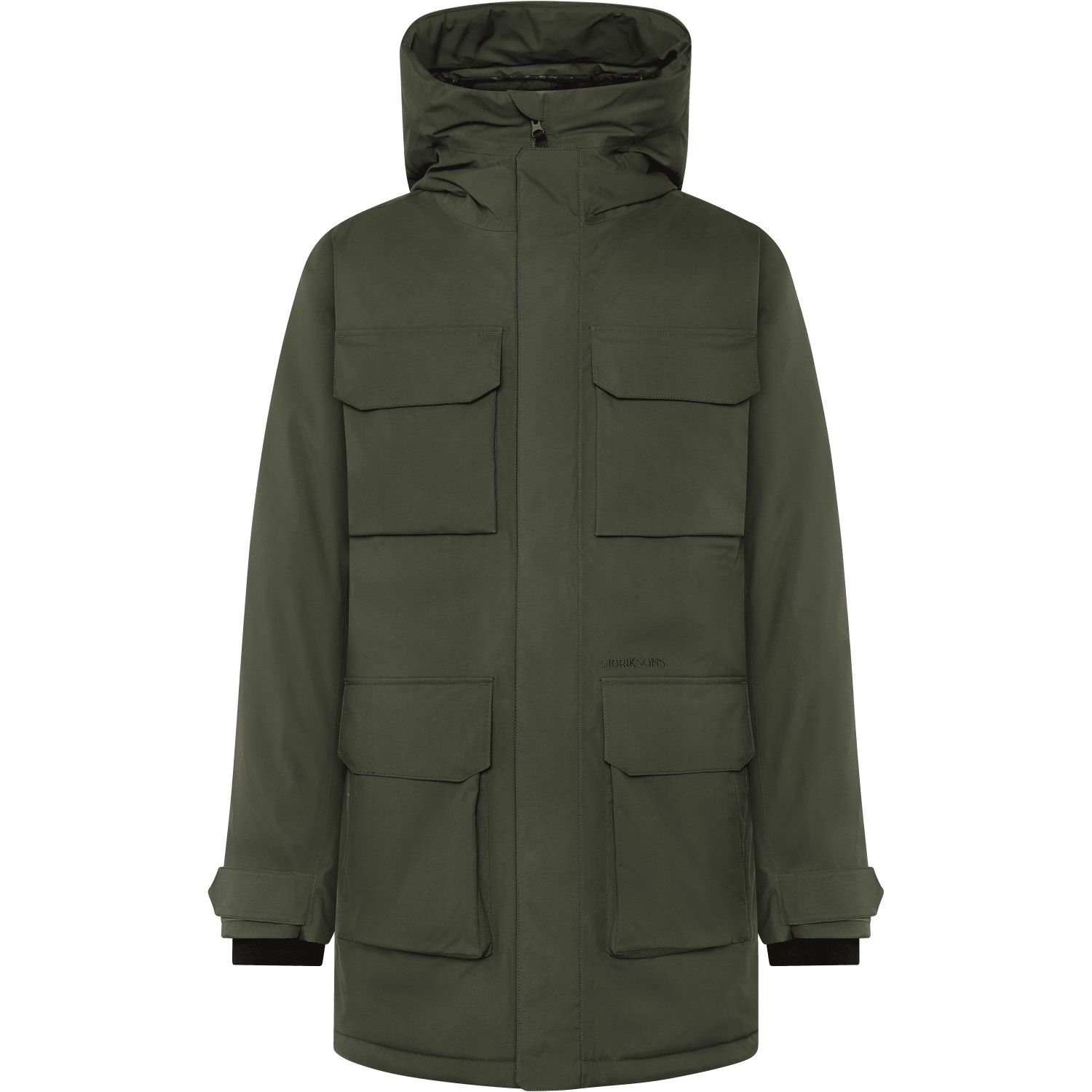 Didriksons Aiden 2, parka, masculino, verde-escuro
