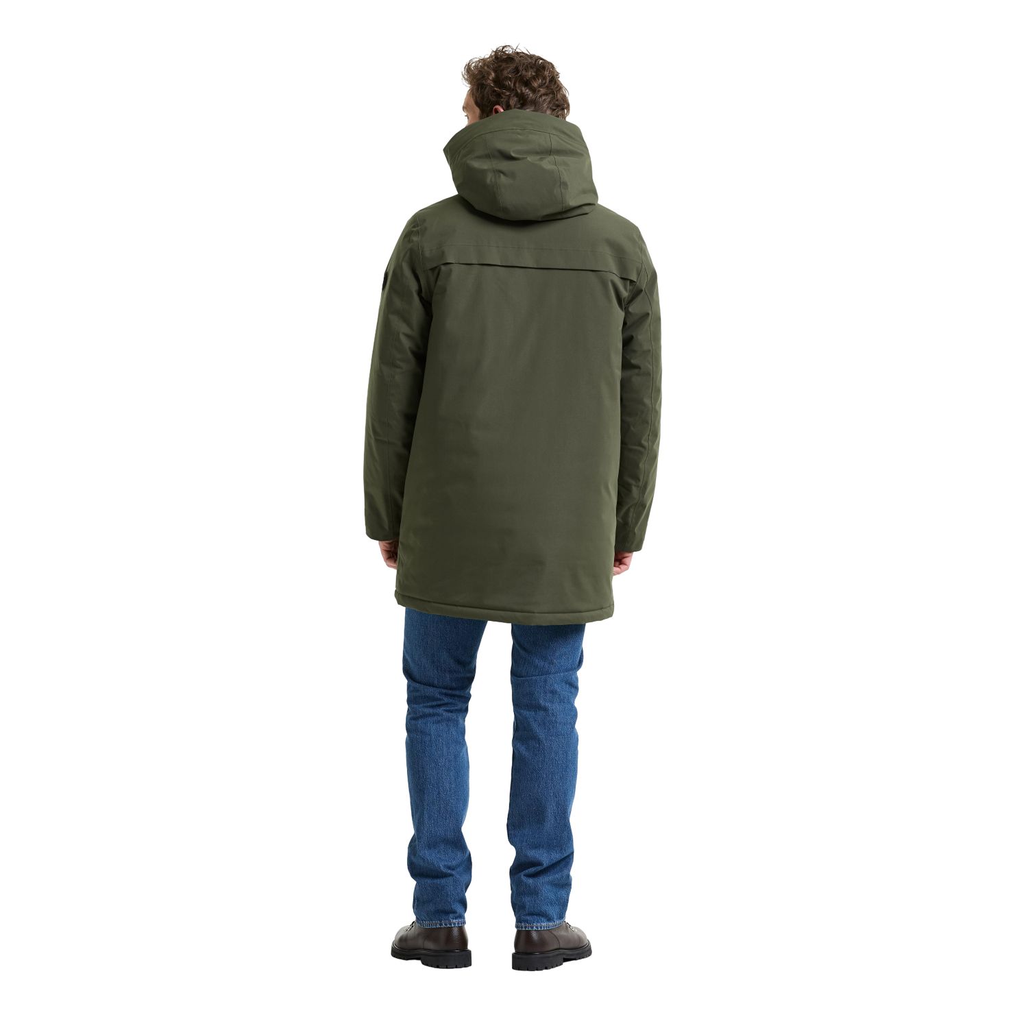 Didriksons Aiden 2, parka, masculino, verde-escuro