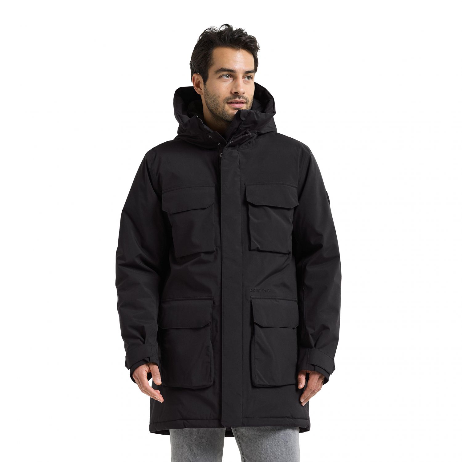 Didriksons Aiden 2, parka, pánske, čierna