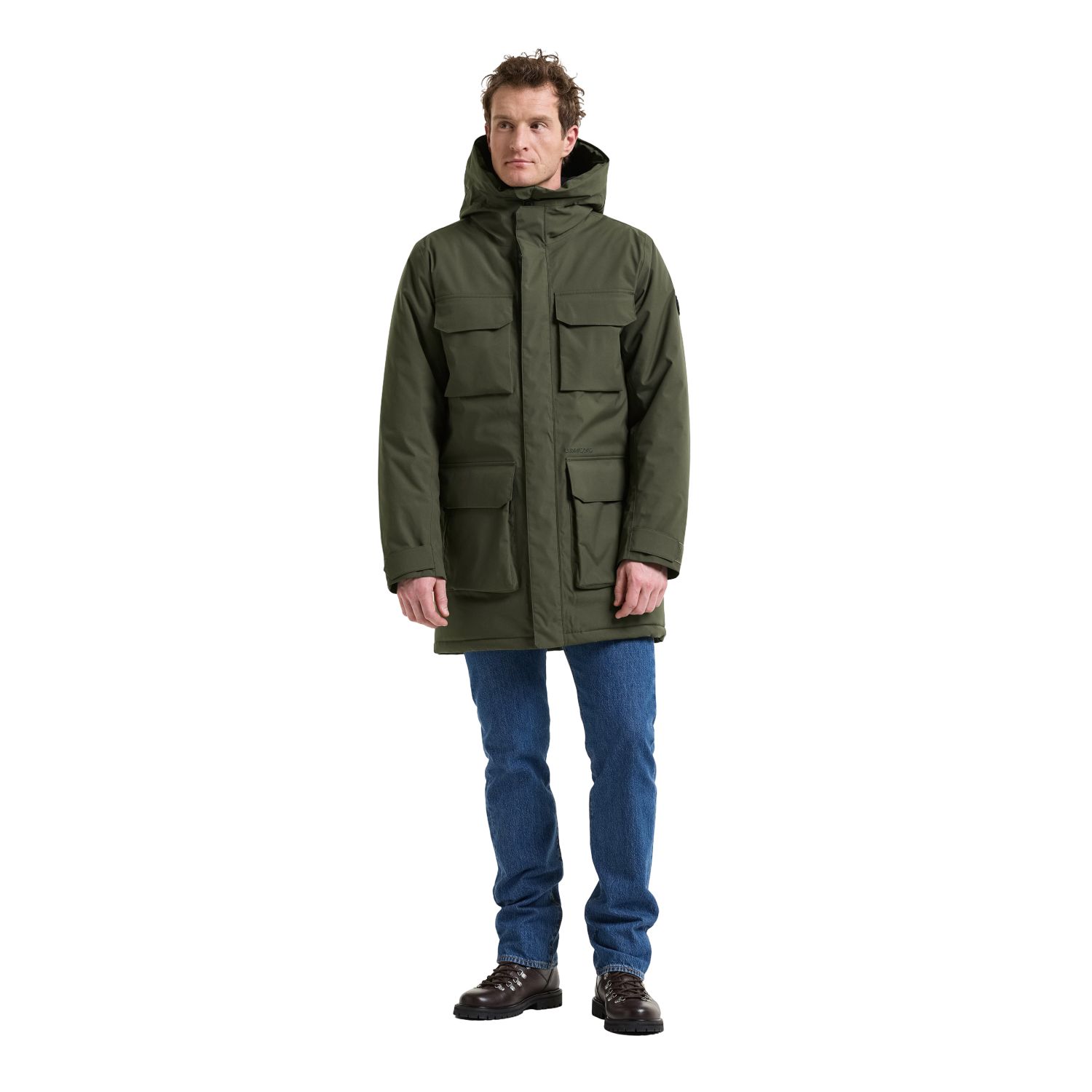Didriksons Aiden 2, parkas, pánske, tmavozelená