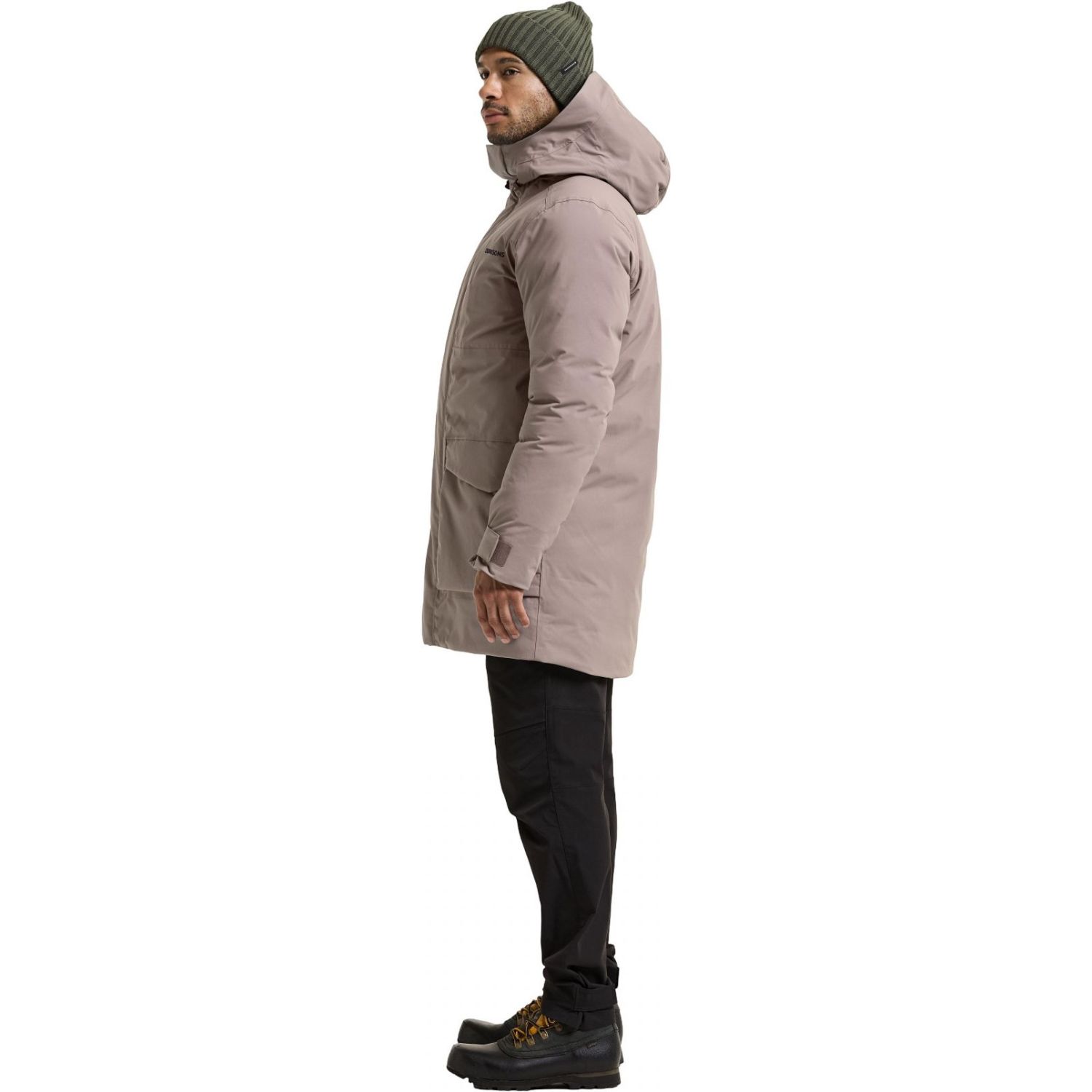 Didriksons Akilles 3, parka, herre, ash brown
