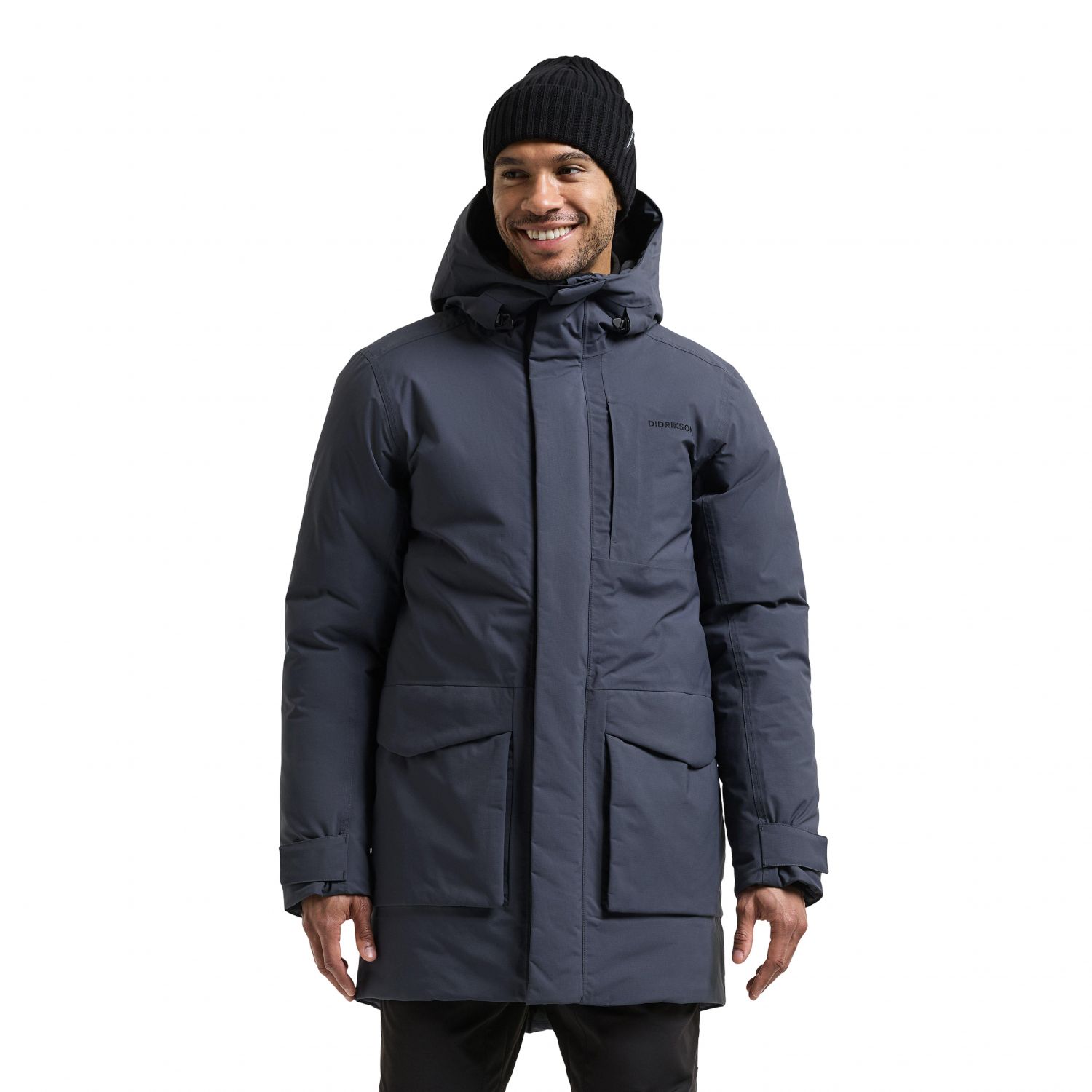Didriksons Akilles 3, parka, masculino, azul