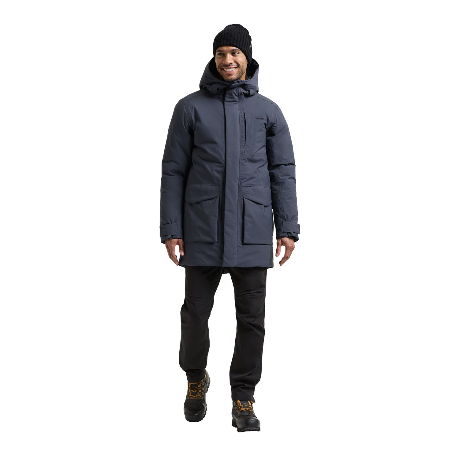 Didriksons Akilles 3, parka, masculino, azul