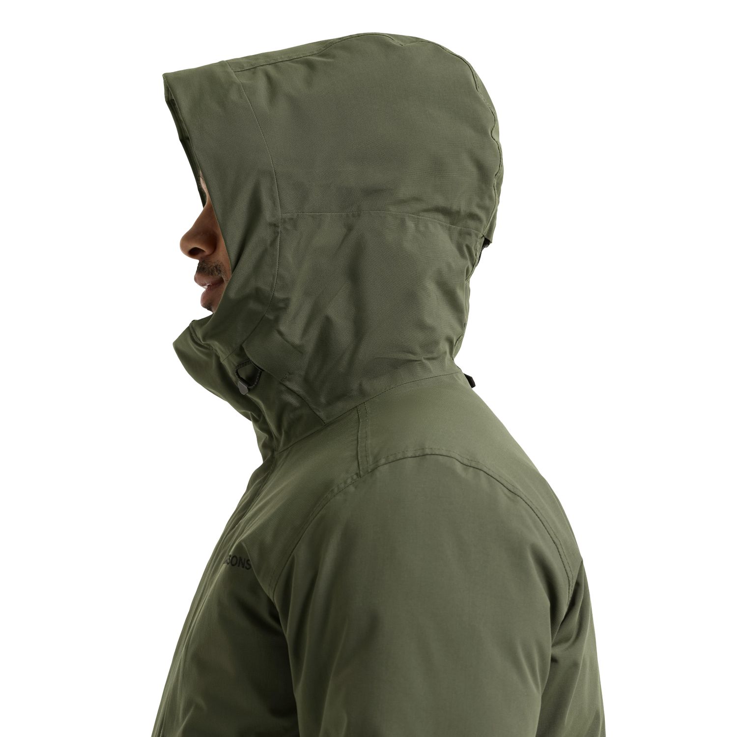 Didriksons Akilles 3, parka, masculino, verde-escuro