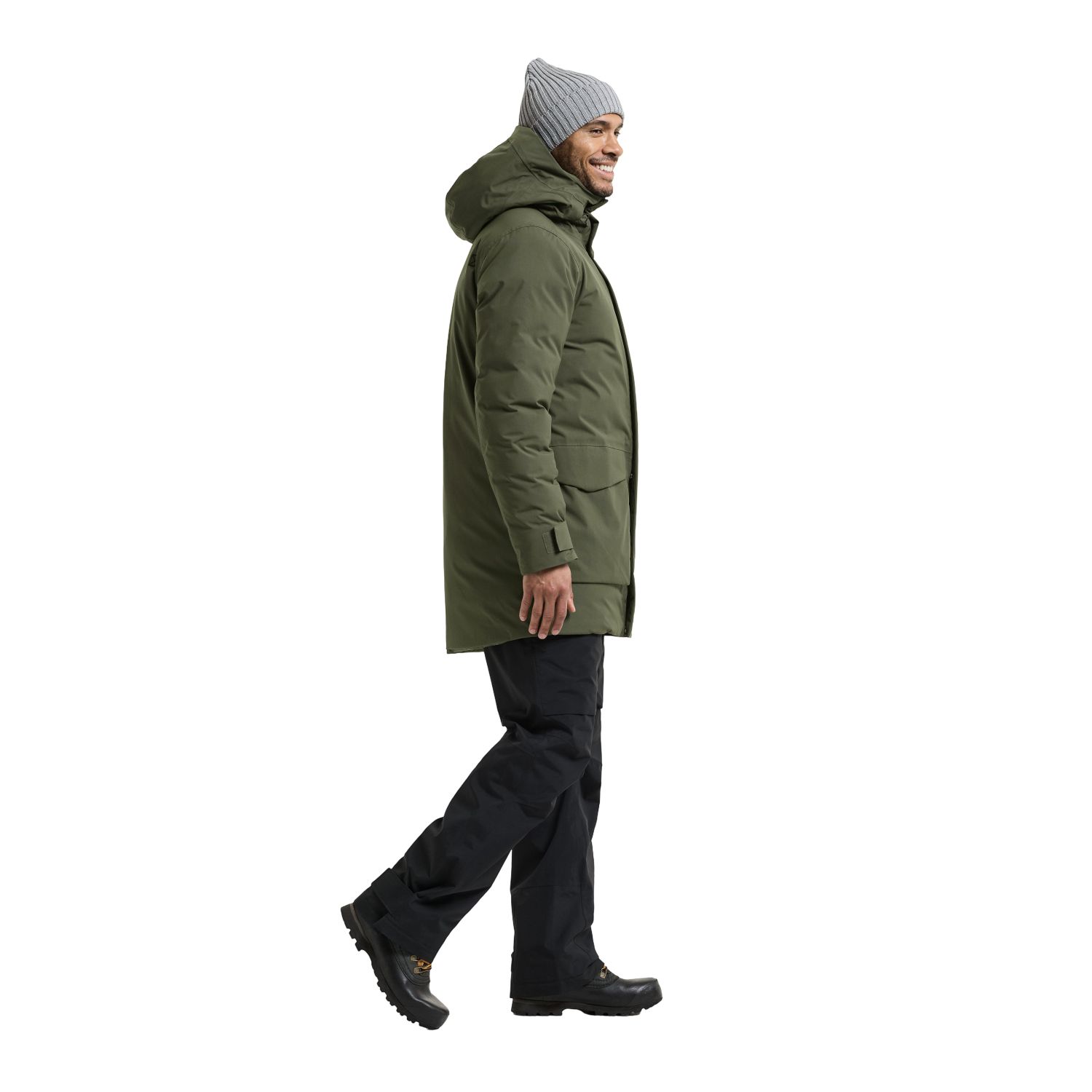 Didriksons Akilles 3, parka, masculino, verde-escuro