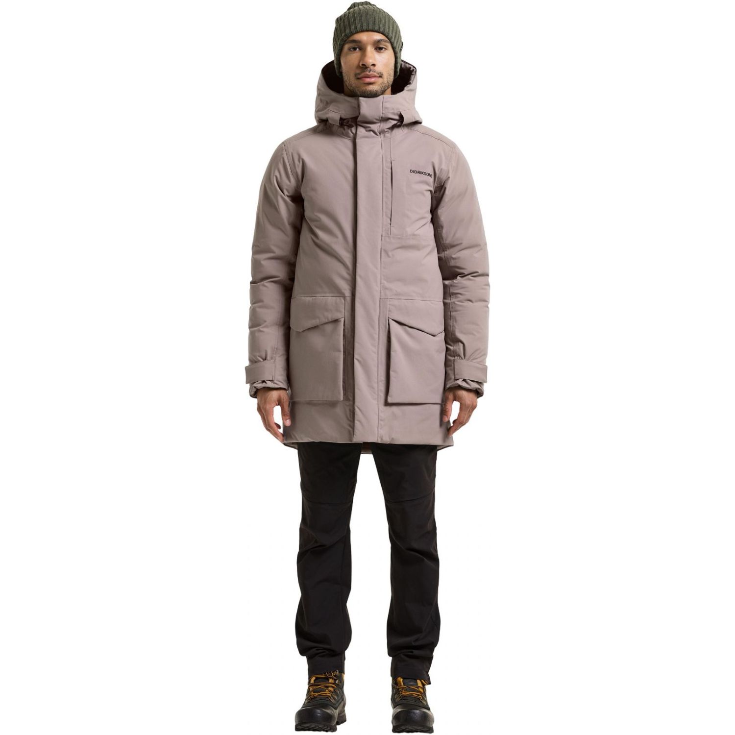 Didriksons Akilles 3, parka, pánská, ash brown