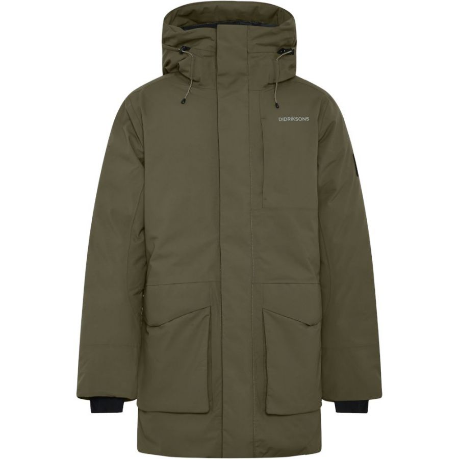 Didriksons Akilles, parka, bărbați, verde închis