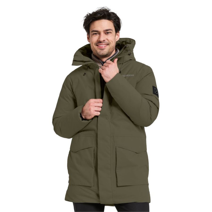 Didriksons Akilles, parka, bărbați, verde închis