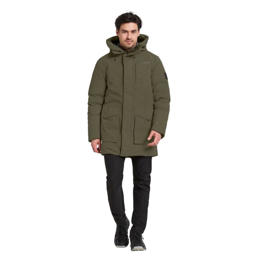 Didriksons Akilles, parka, herre, mørkegrøn
