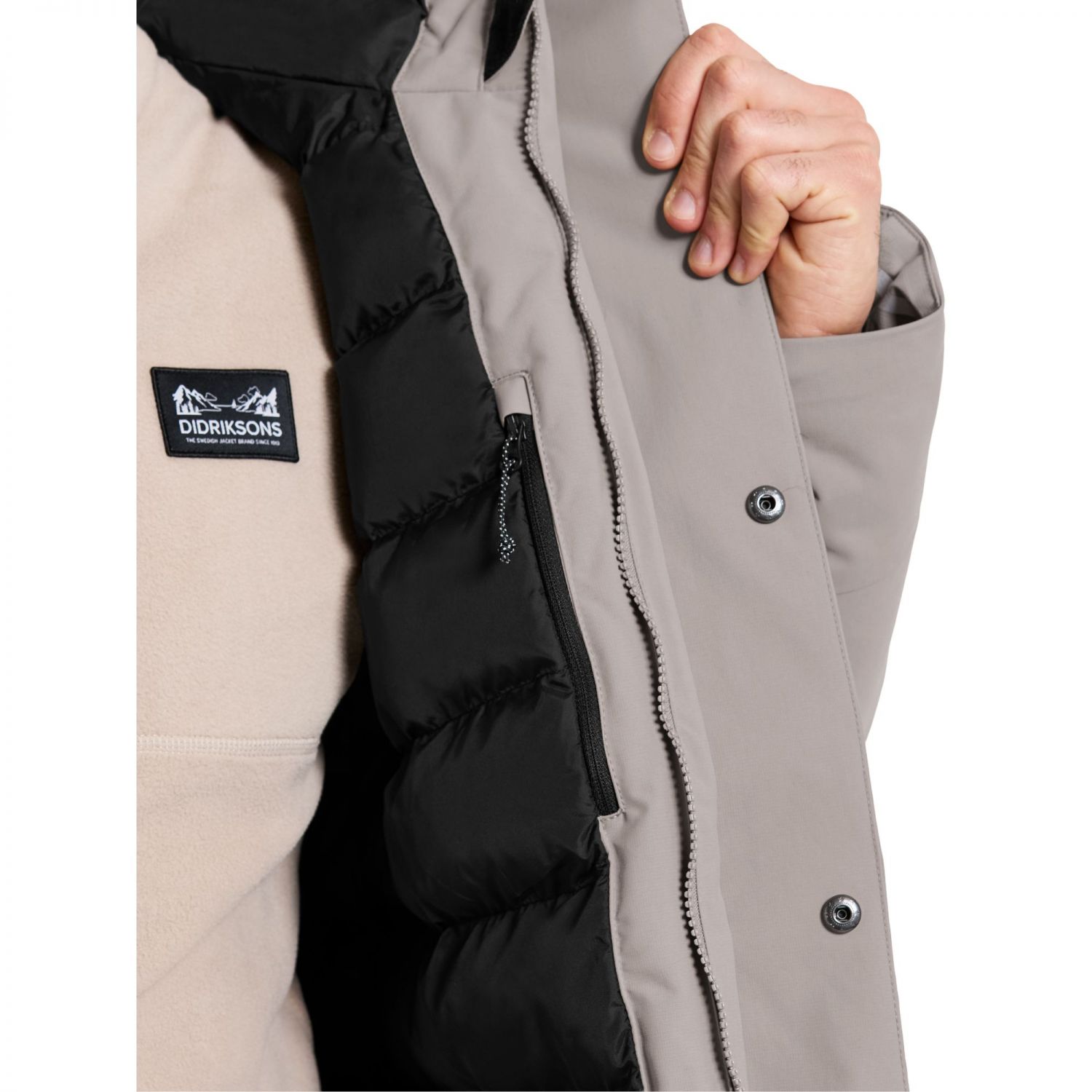 Didriksons Akilles, parka, pánska, béžová