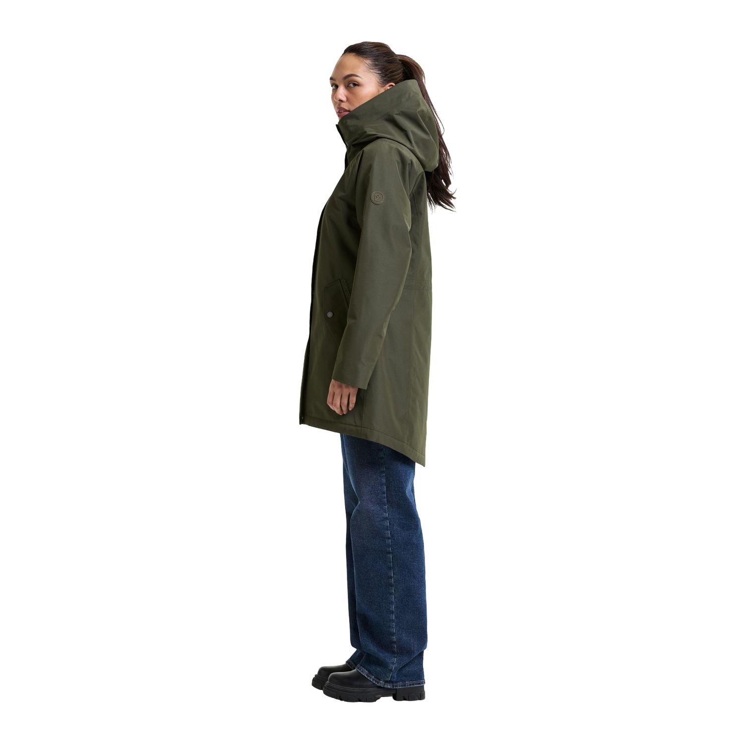 Didriksons Alana 2, parka, dames, donkergroen