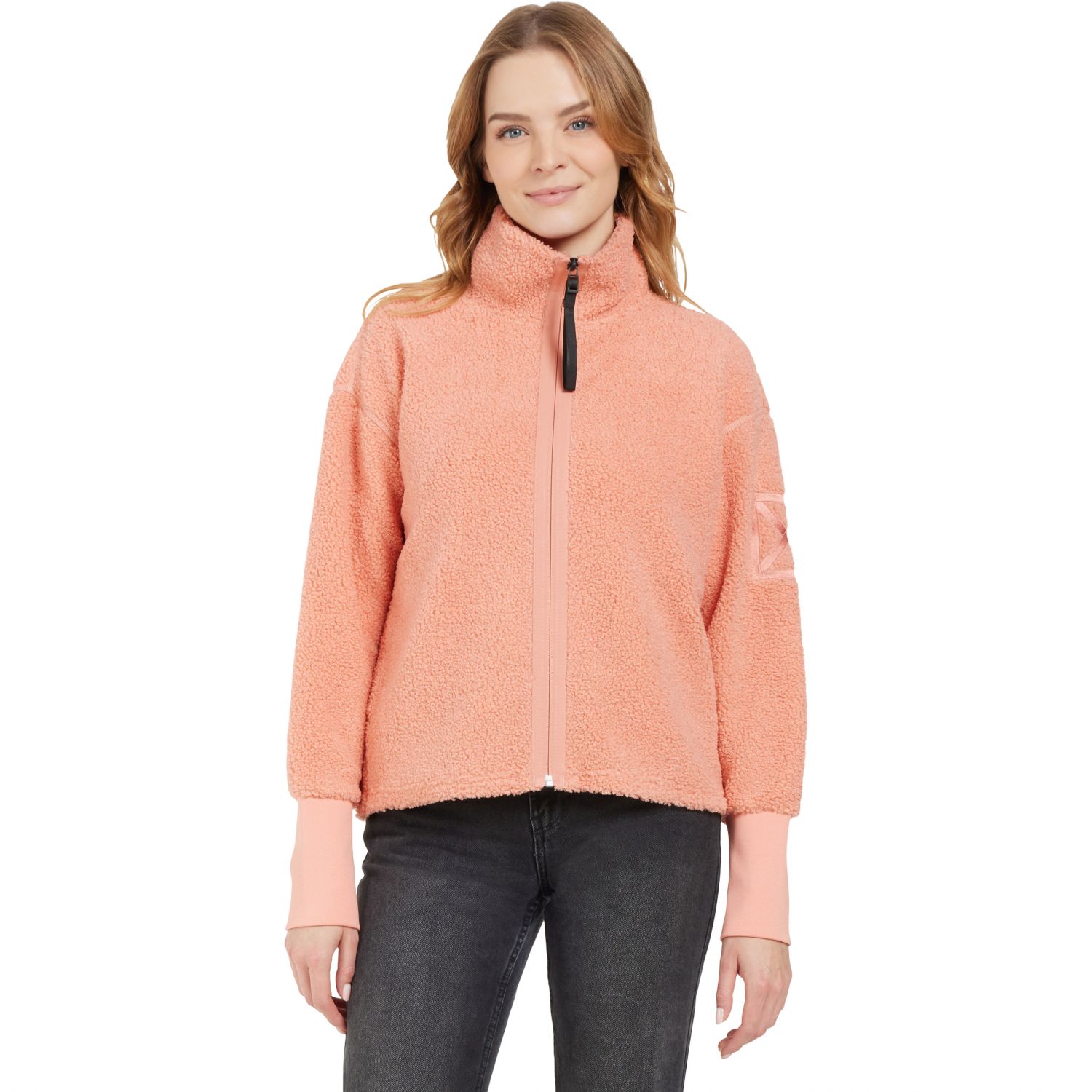 Didriksons Alexa, chaqueta polar, mujer, clay pink