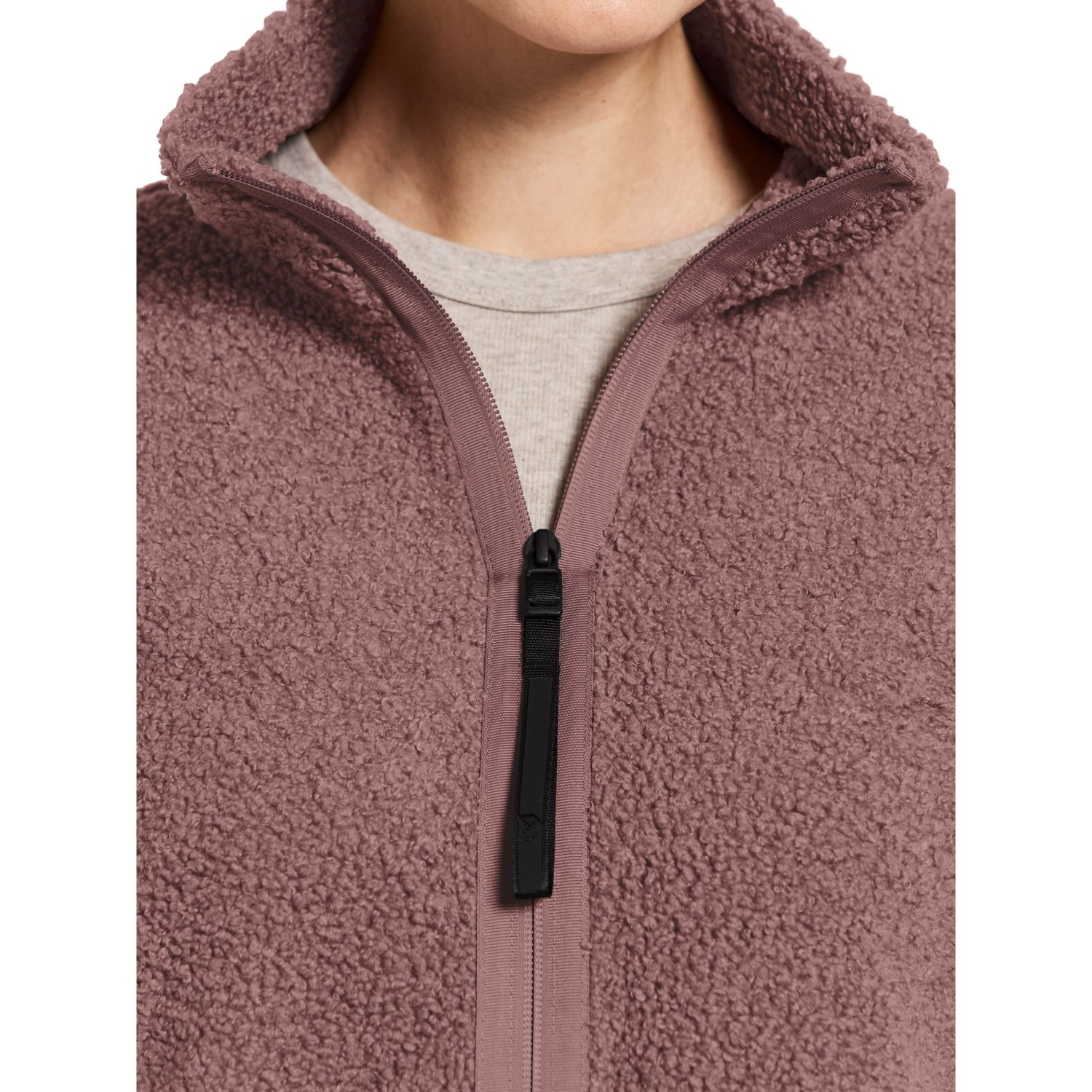 Didriksons Alexa, fleece jacket, women, faded wine