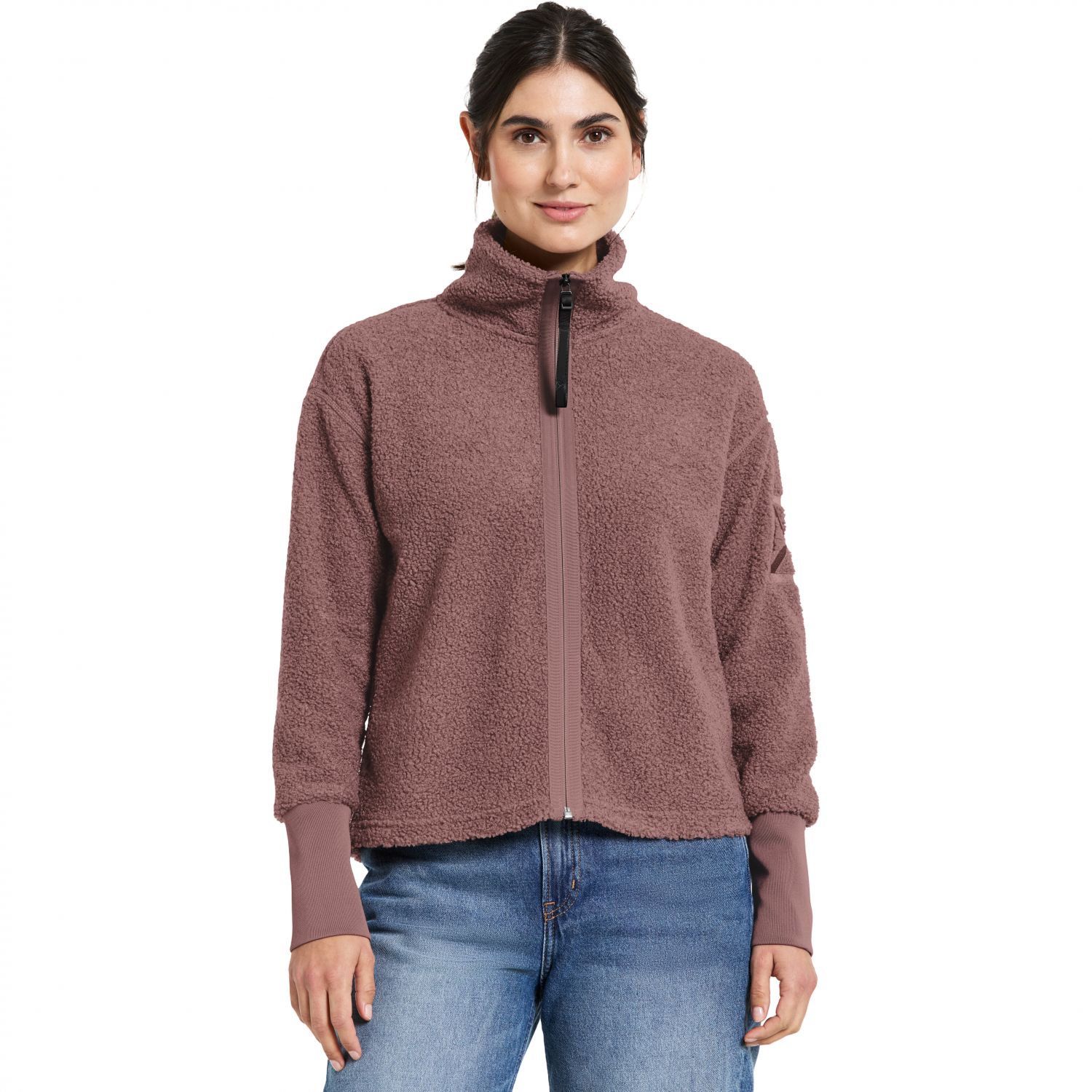 Didriksons Alexa, Fleecejacke, Damen, Faded Wine