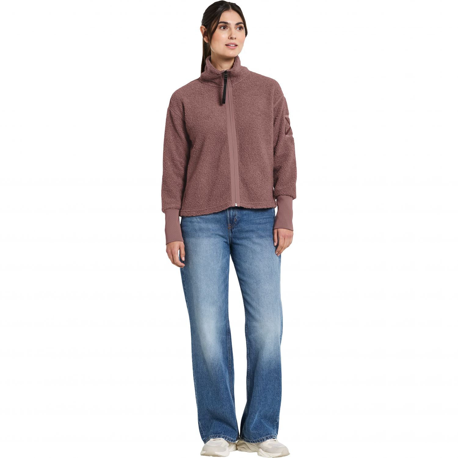 Didriksons Alexa, Fleecejacke, Damen, Faded Wine