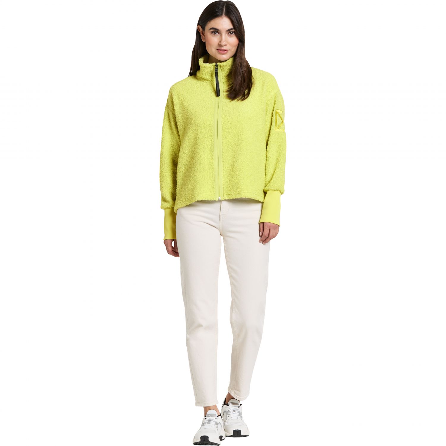 Didriksons Alexa, jachetă fleece, femei, avocado deschis