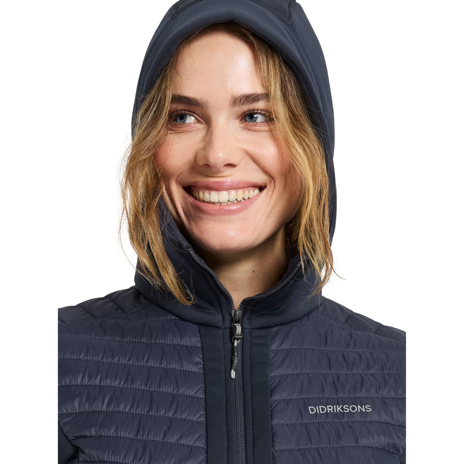 Didriksons Annema, chaqueta aislante, mujer, dark night blue