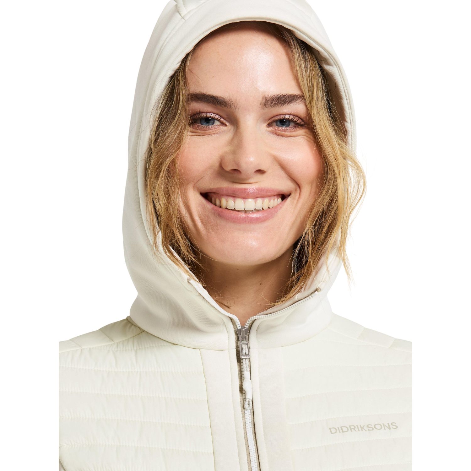 Didriksons Annema, isolerende jakke, dame, shell white