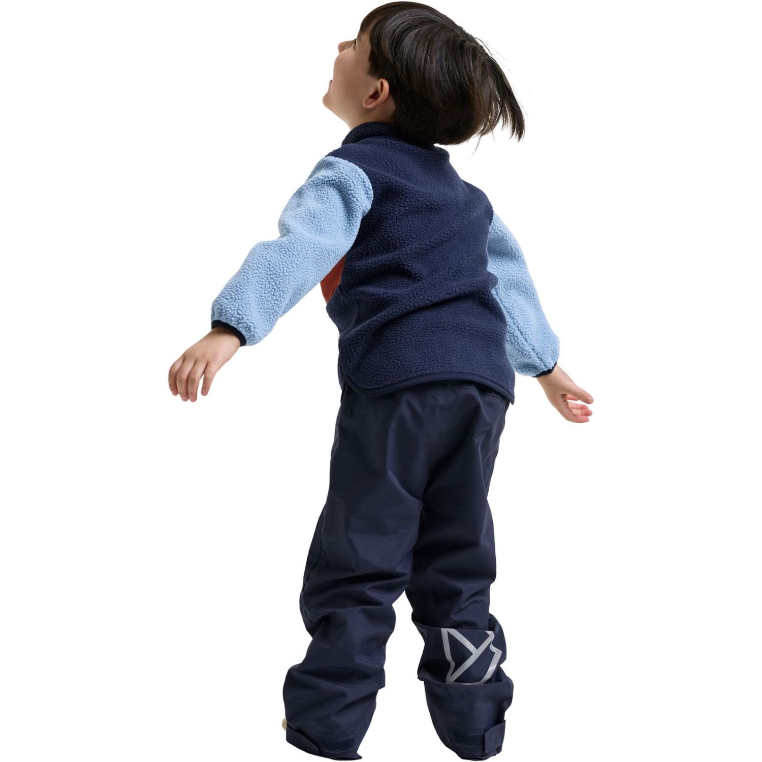 Didriksons Anten 2, fleece bunda, pre deti, modrá