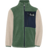 Didriksons Anten 2, fleece bunda, pre deti, zelená