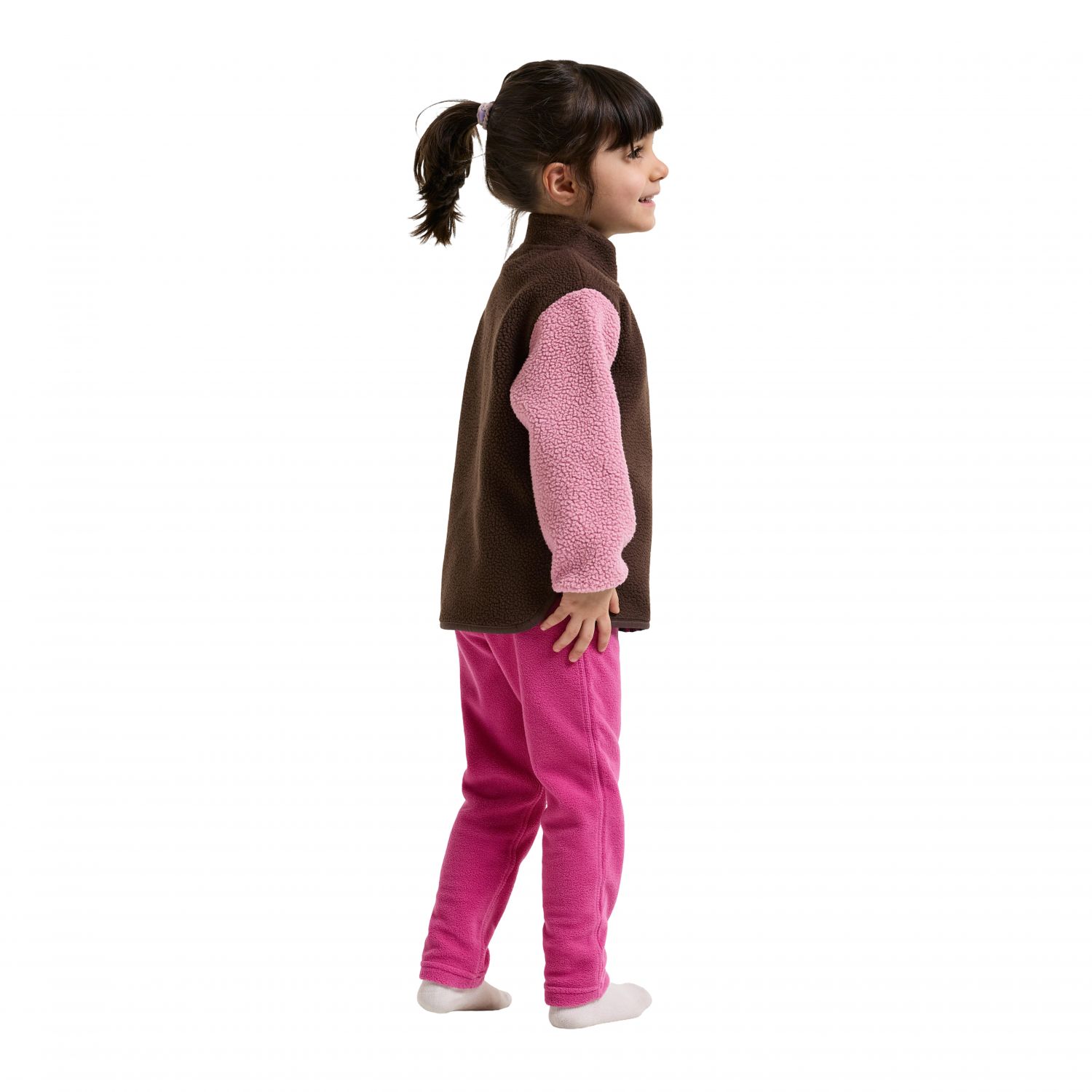 Didriksons Anten 2, fleece-takki, lapset, pinkki