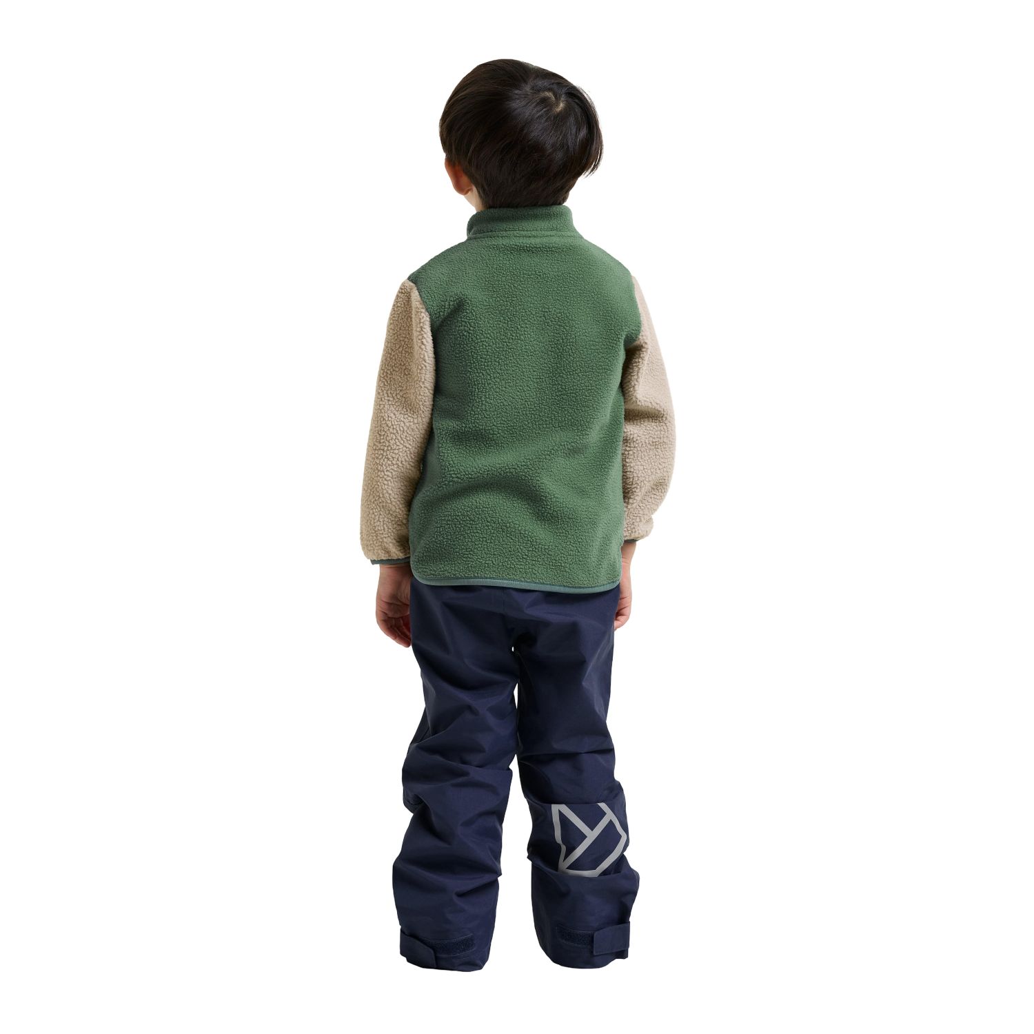 Didriksons Anten 2, fleece-takki, lapset, vihreä