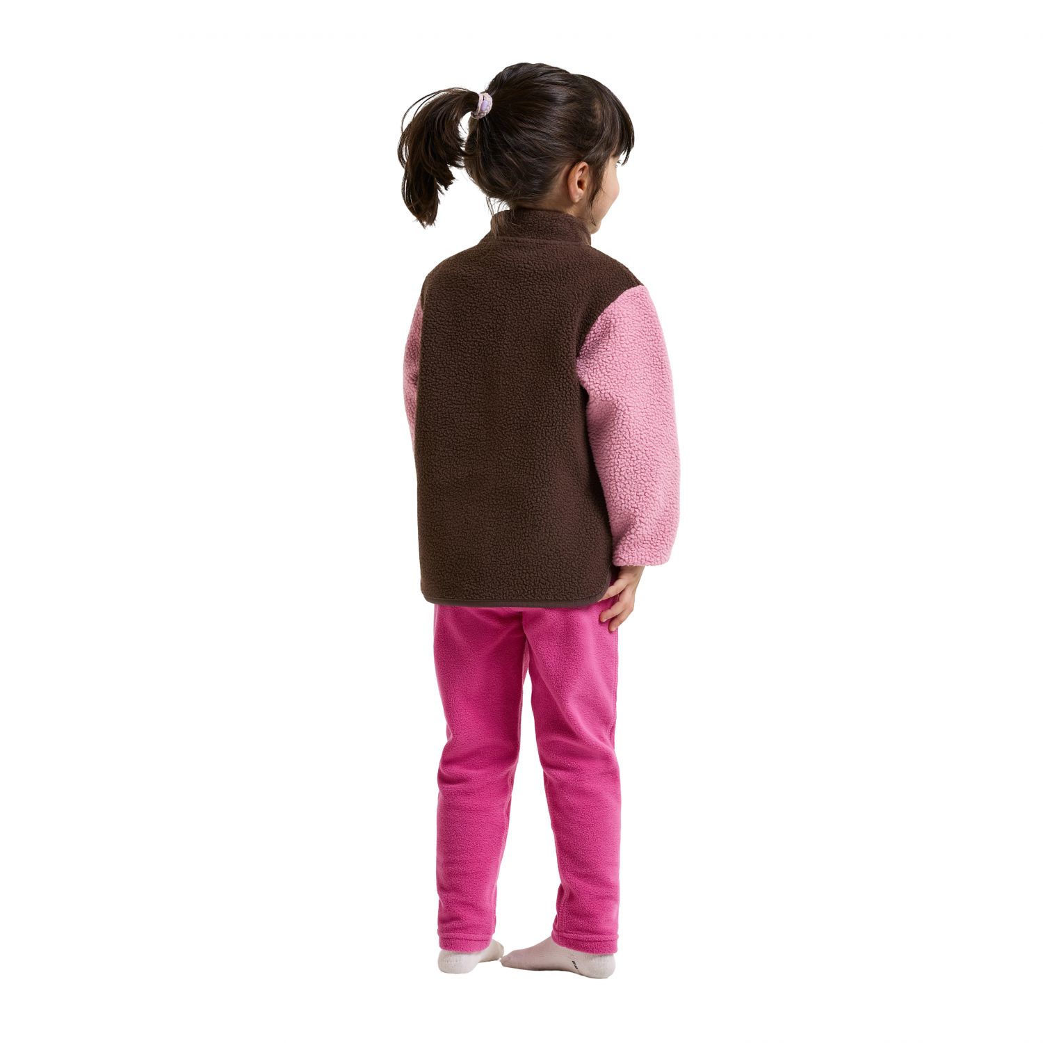 Didriksons Anten 2, fleecevest, kinderen, roze