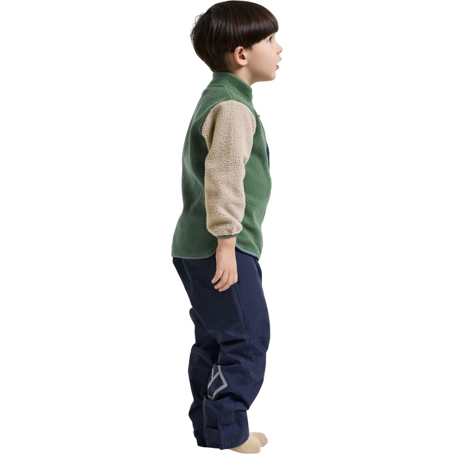 Didriksons Anten 2, jaqueta de fleece, crianças, verde