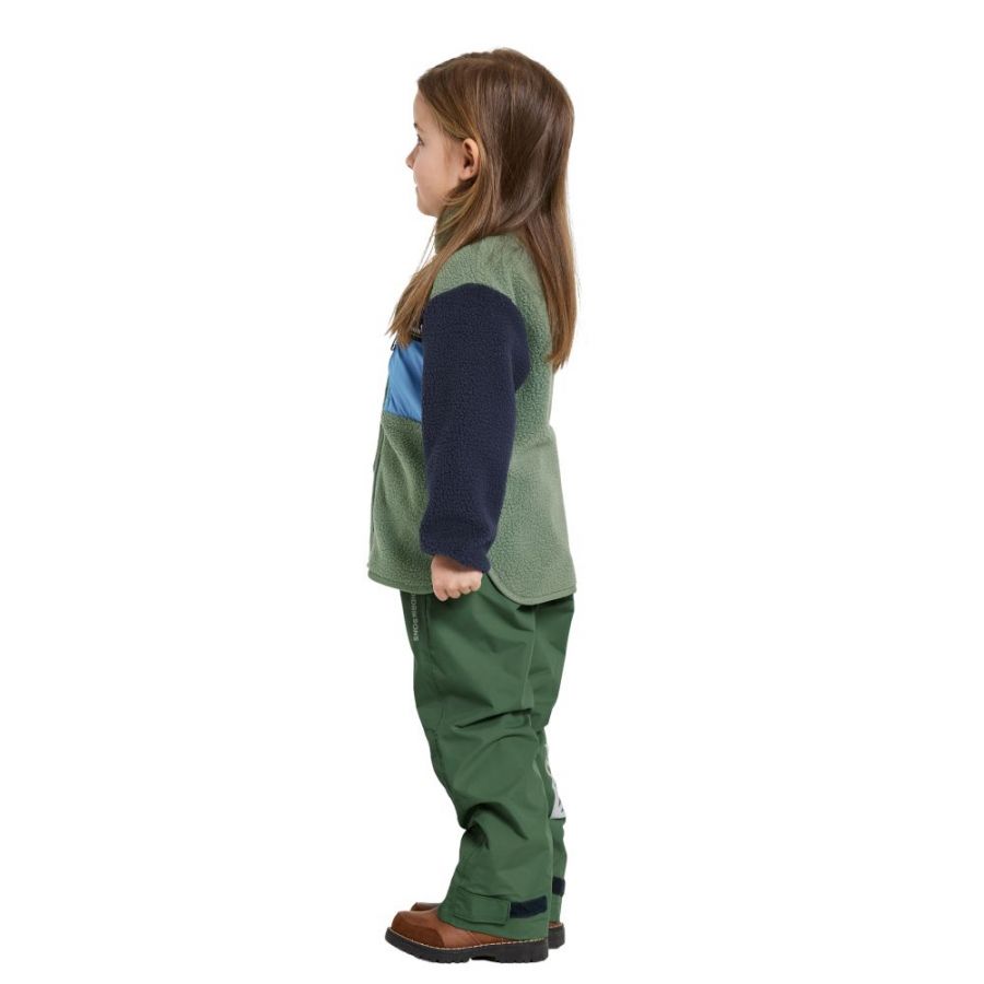 Didriksons Anten, bluza polarowa, junior, jasnozielona