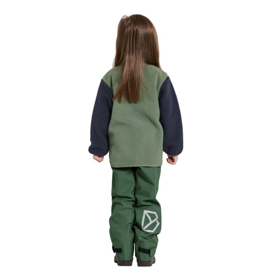Didriksons Anten, bluza polarowa, junior, jasnozielona