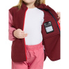 Didriksons Anten, chaqueta polar, junior, rojo oscuro