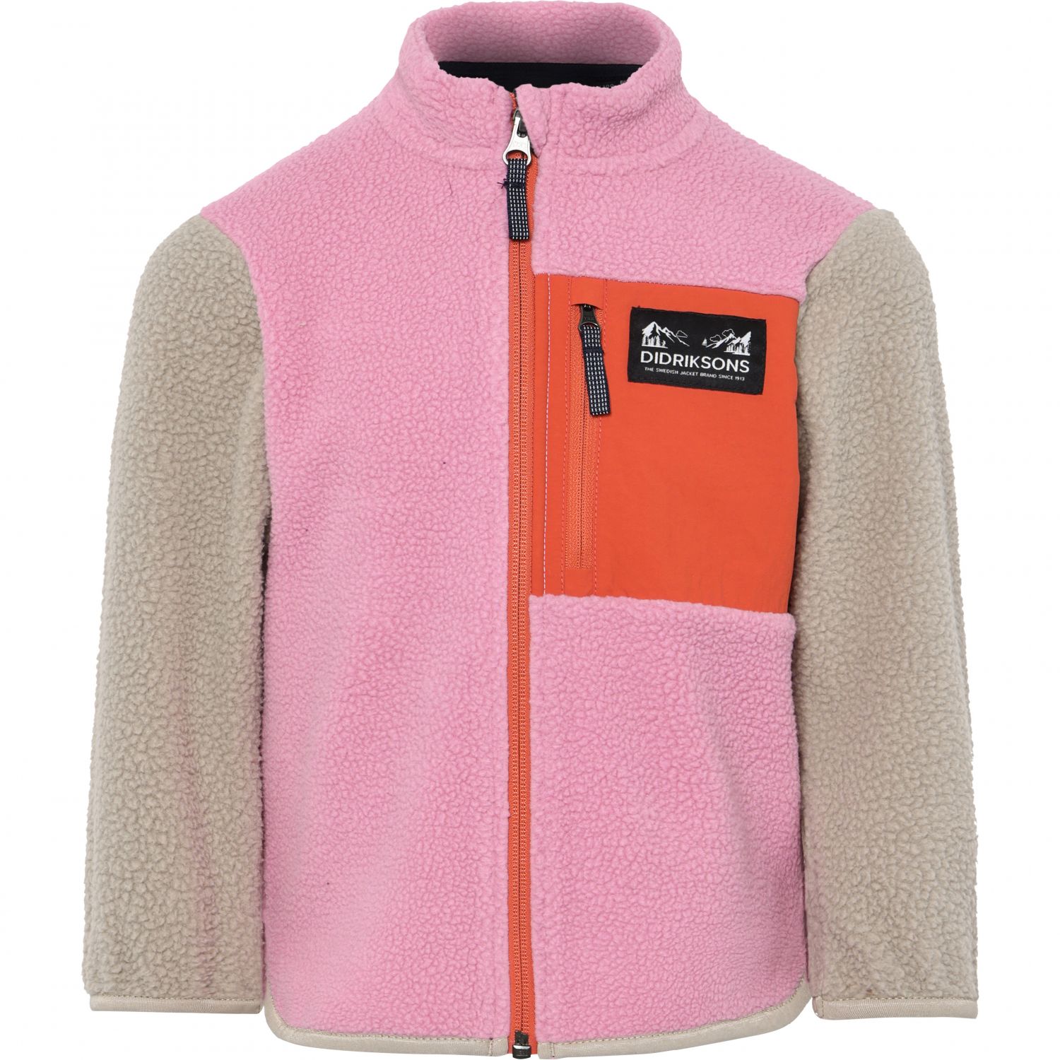 Didriksons Anten, chaqueta polar, junior, rosa
