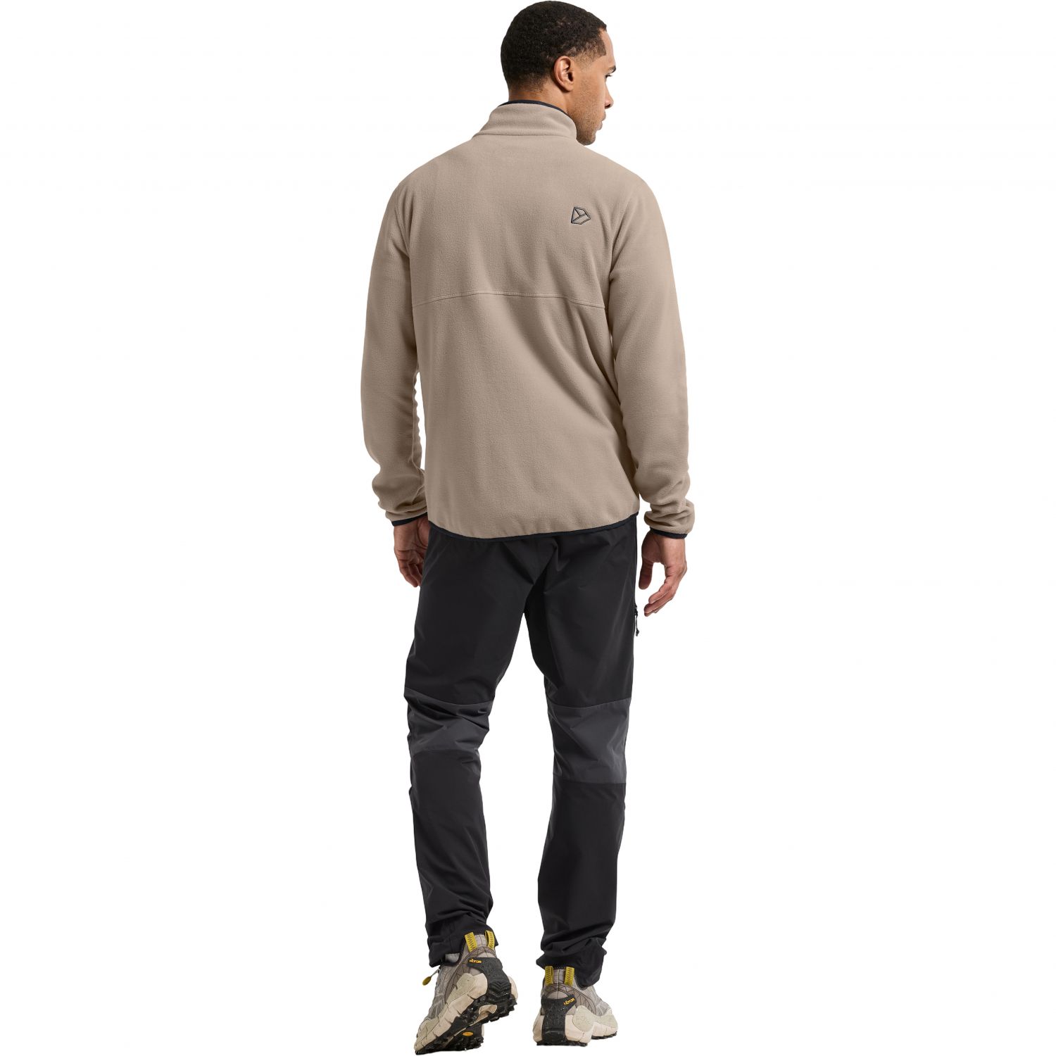 Didriksons Asher, pantaloni de exterior, bărbați, negru cărbune