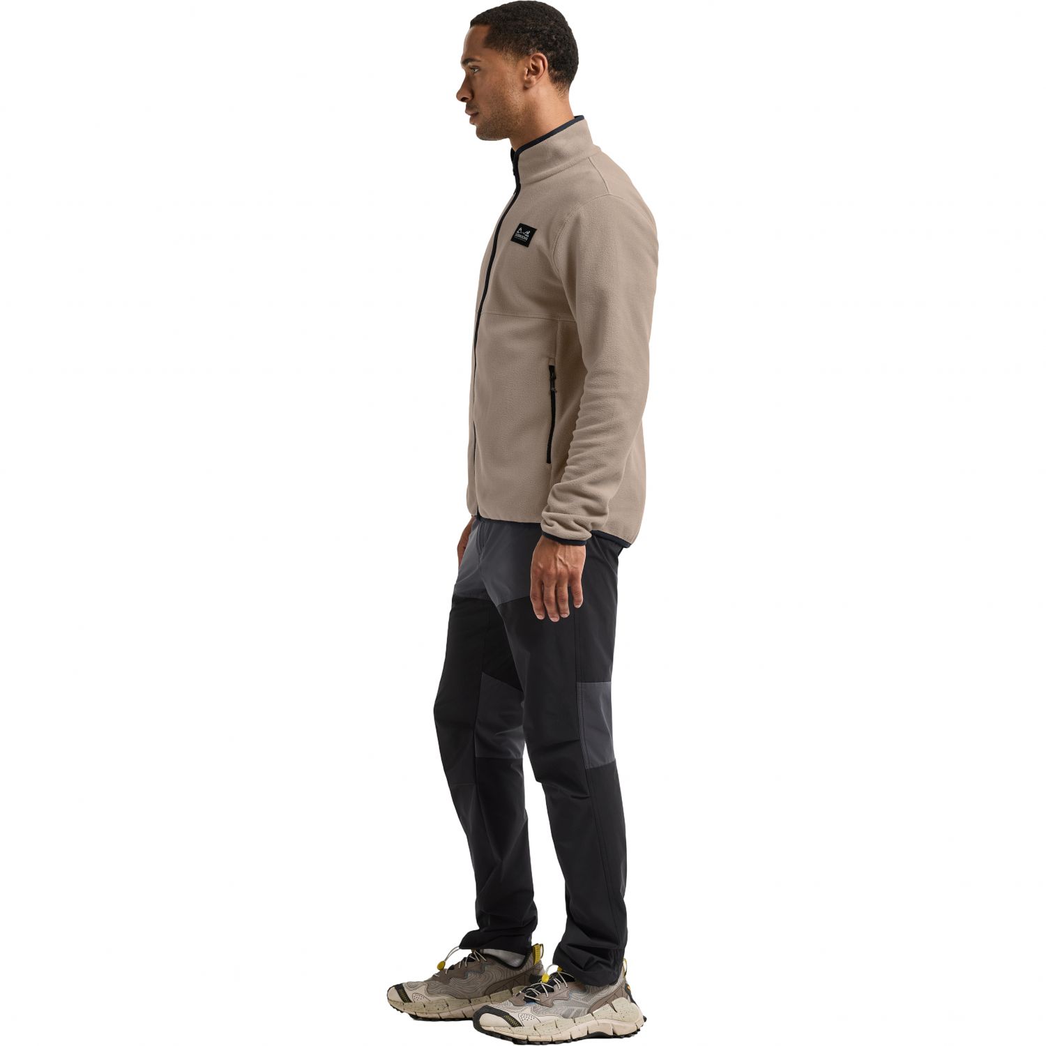 Didriksons Asher, pantaloni de exterior, bărbați, negru cărbune