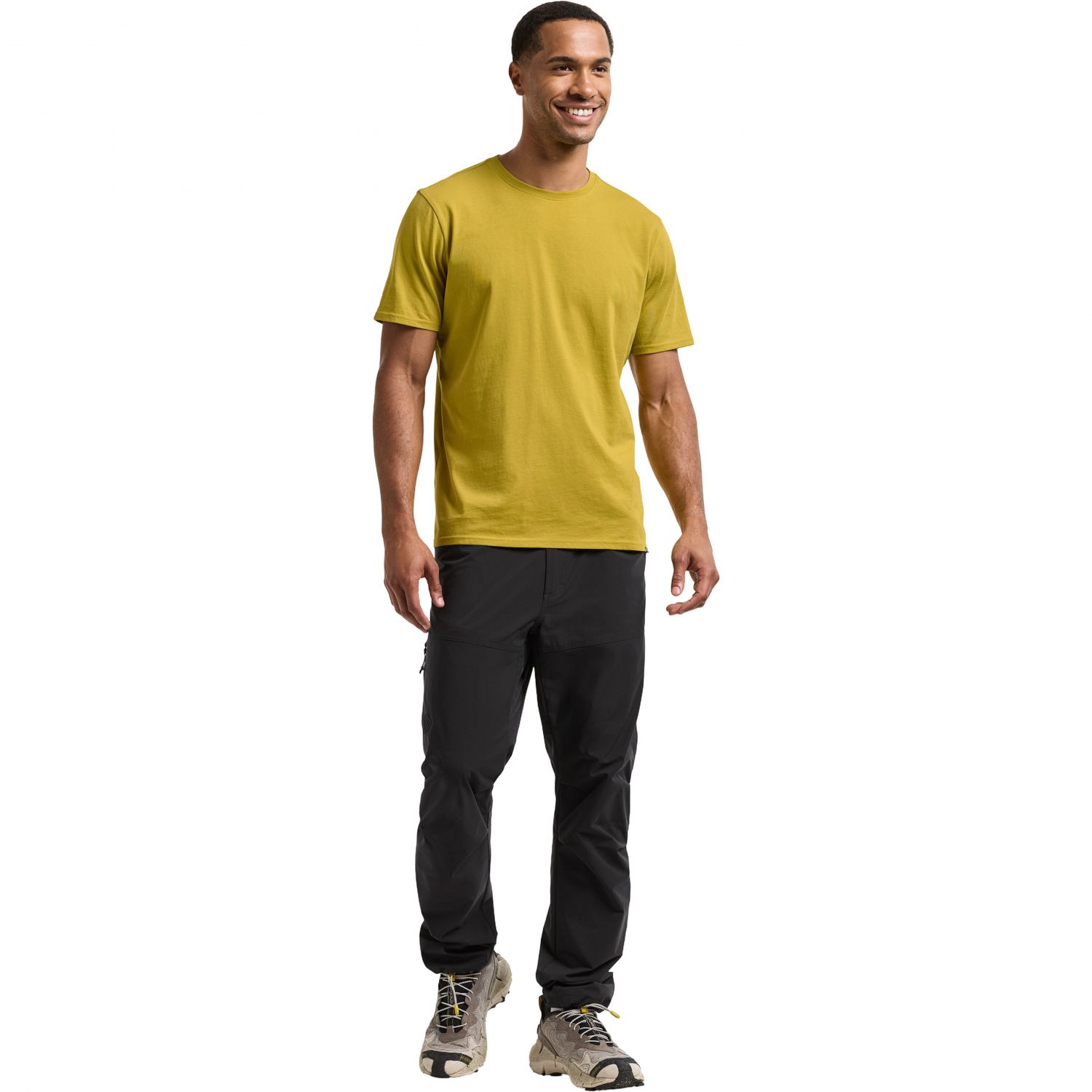 Didriksons Asher, pantaloni de exterior, bărbați, negru