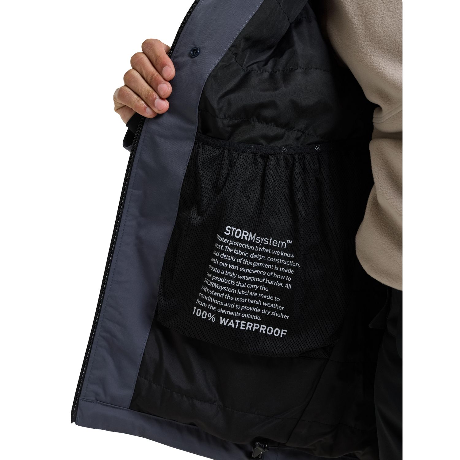 Didriksons Asp, kurtka narciarska, m?ska, niebieska