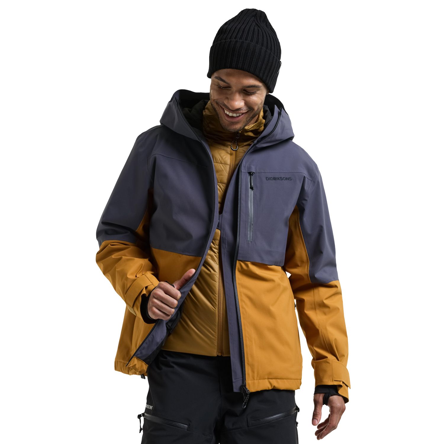 Didriksons Asp, skijakke, herre, spice brown