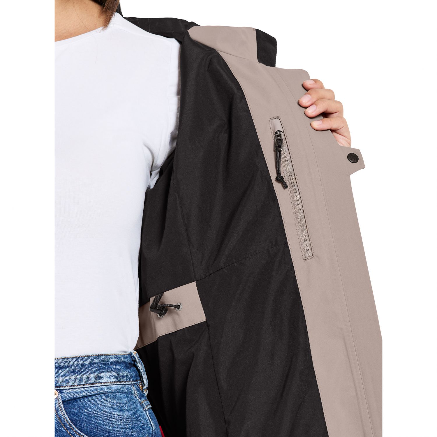 Didriksons Bea, rain coat, women, ash brown