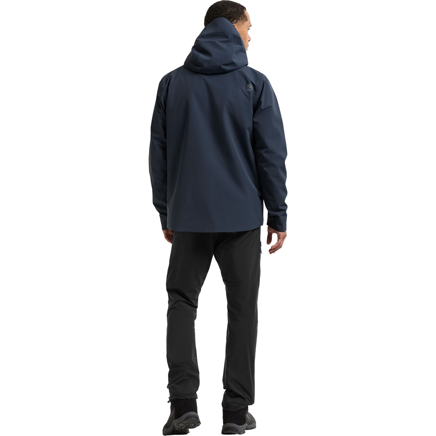 Didriksons Biak, rain jacket, men, sleepy blue