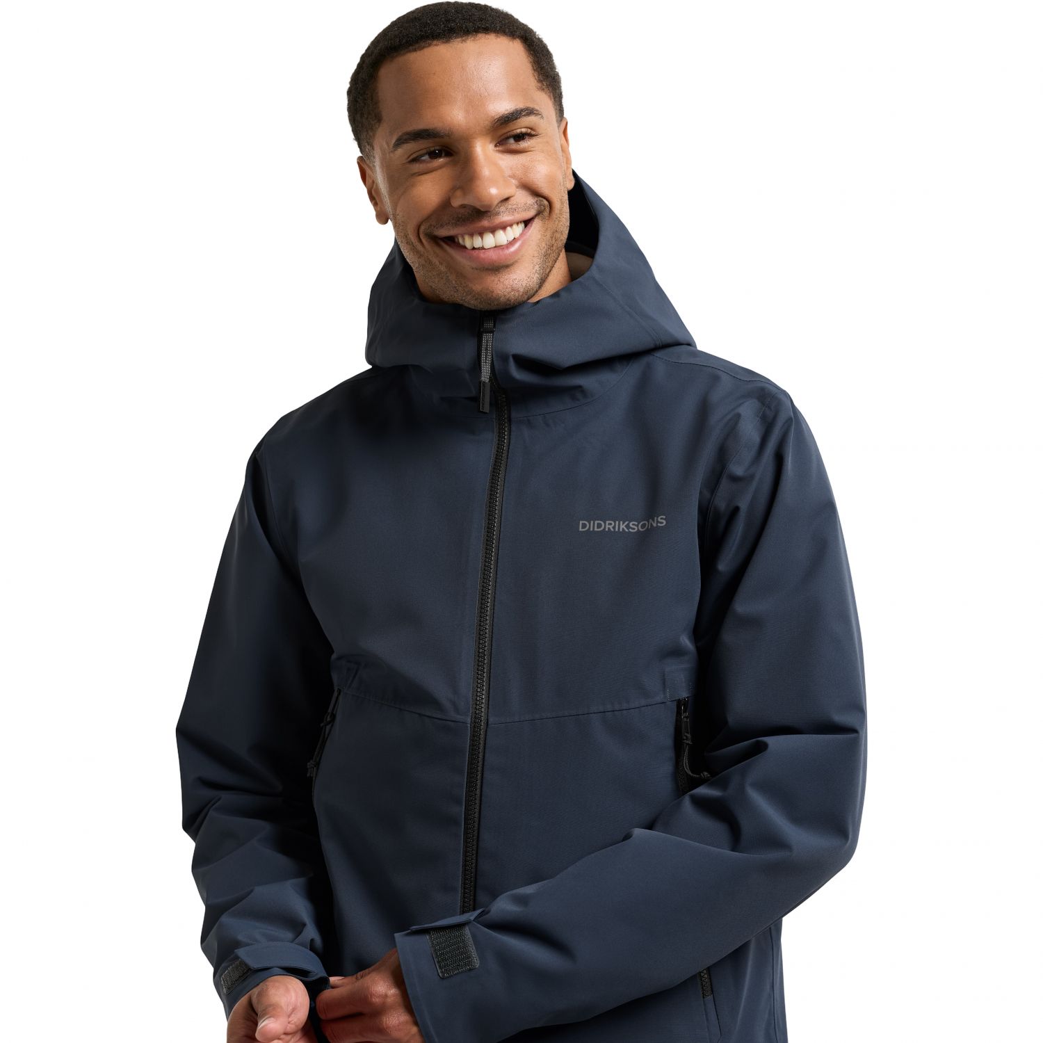 Didriksons Biak, veste de pluie, homme, sleepy blue