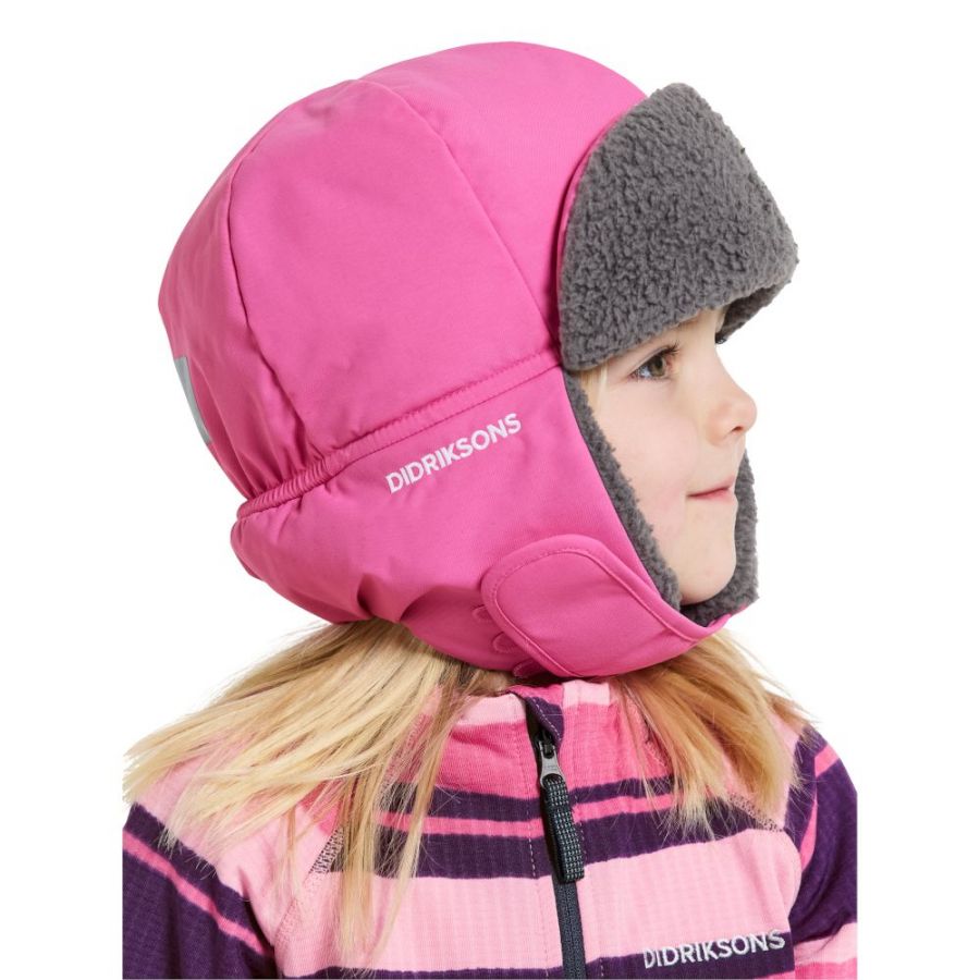 Didriksons Biggles, beanie, junior, sweet pink